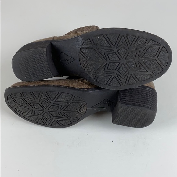 👢BOC Born fringed zipper stacked heel booties 7.5 - Picture 5 of 6